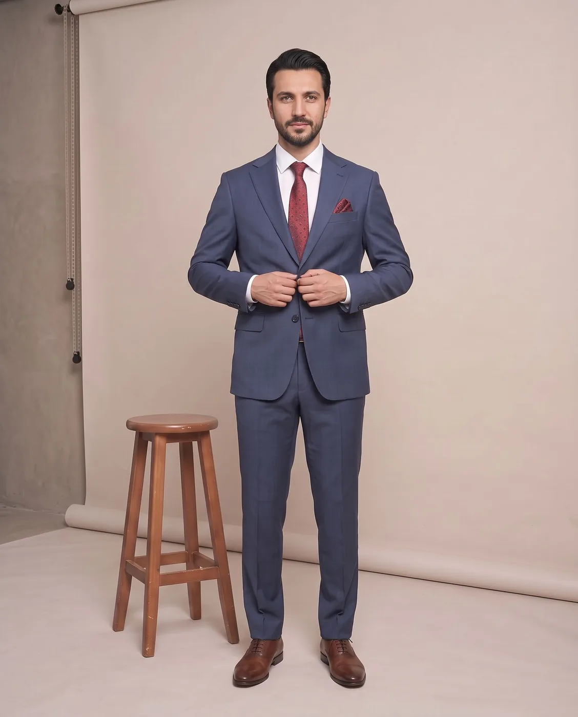 Mavi Takım Elbise